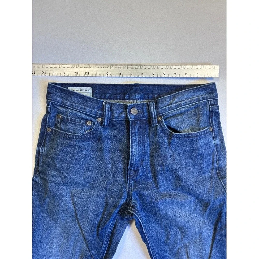 Banana Republic Men's Slim Jeans Blue 30x30 Straight Denim
